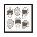Picture of All the Masks _GroupedProduct_Square_Mini_ _GroupedProduct_Square_Framed_Matted_