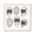 Picture of All the Masks _GroupedProduct_Square_Mini_ _GroupedProduct_Square_Framed_Matted_