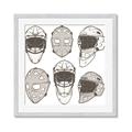 Picture of All the Masks _GroupedProduct_Square_Mini_ _GroupedProduct_Square_Framed_Matted_