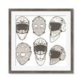 Picture of All the Masks _GroupedProduct_Square_Mini_ _GroupedProduct_Square_Framed_Matted_