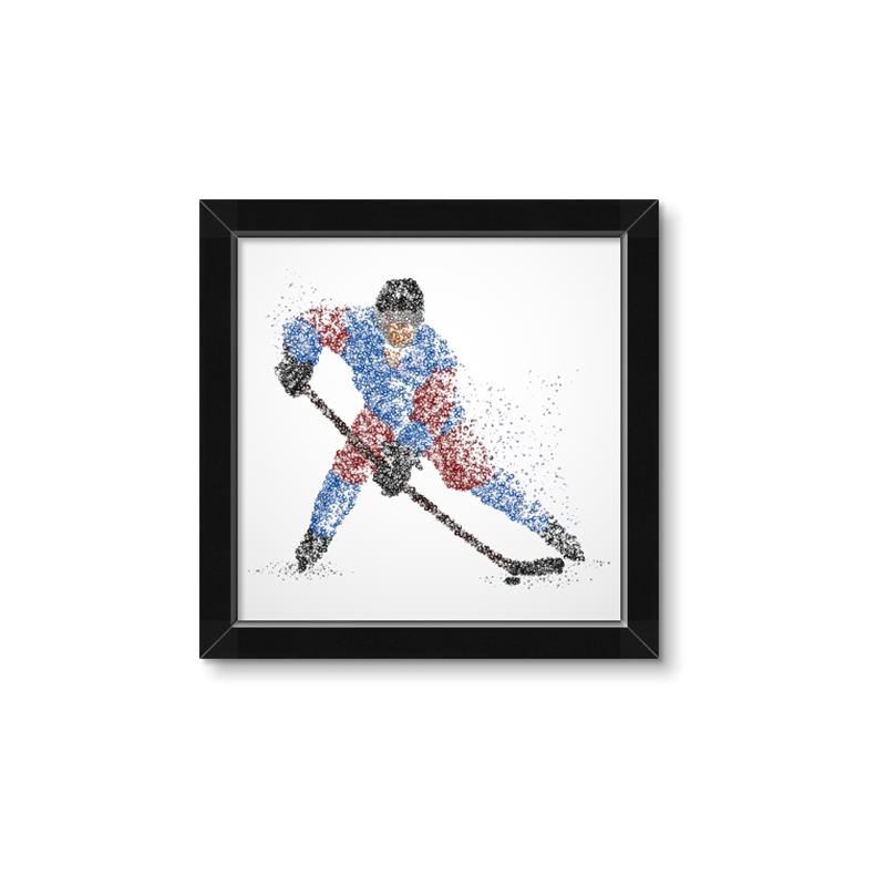 Picture of Dotted Player _GroupedProduct_Square_Mini_ _GroupedProduct_Square_Framed_Matted_