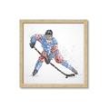 Picture of Dotted Player _GroupedProduct_Square_Mini_ _GroupedProduct_Square_Framed_Matted_