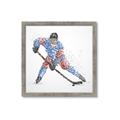 Picture of Dotted Player _GroupedProduct_Square_Mini_ _GroupedProduct_Square_Framed_Matted_