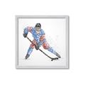 Picture of Dotted Player _GroupedProduct_Square_Mini_ _GroupedProduct_Square_Framed_Matted_