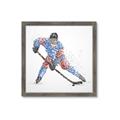 Picture of Dotted Player _GroupedProduct_Square_Mini_ _GroupedProduct_Square_Framed_Matted_