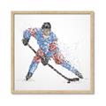 Picture of Dotted Player _GroupedProduct_Square_Mini_ _GroupedProduct_Square_Framed_Matted_