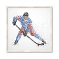 Picture of Dotted Player _GroupedProduct_Square_Mini_ _GroupedProduct_Square_Framed_Matted_