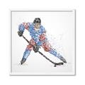 Picture of Dotted Player _GroupedProduct_Square_Mini_ _GroupedProduct_Square_Framed_Matted_