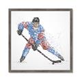 Picture of Dotted Player _GroupedProduct_Square_Mini_ _GroupedProduct_Square_Framed_Matted_