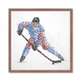 Picture of Dotted Player _GroupedProduct_Square_Mini_ _GroupedProduct_Square_Framed_Matted_