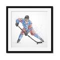 Picture of Dotted Player _GroupedProduct_Square_Mini_ _GroupedProduct_Square_Framed_Matted_