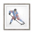 Picture of Dotted Player _GroupedProduct_Square_Mini_ _GroupedProduct_Square_Framed_Matted_