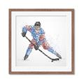 Picture of Dotted Player _GroupedProduct_Square_Mini_ _GroupedProduct_Square_Framed_Matted_