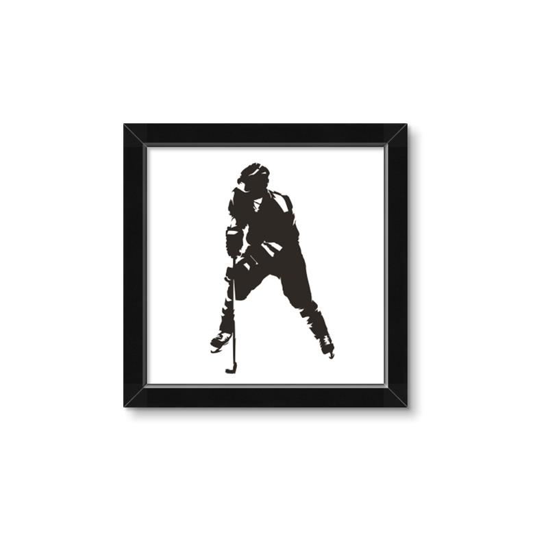 Picture of Player Silhouette _GroupedProduct_Square_Mini_ _GroupedProduct_Square_Framed_Matted_