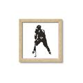 Picture of Player Silhouette _GroupedProduct_Square_Mini_ _GroupedProduct_Square_Framed_Matted_