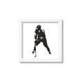 Picture of Player Silhouette _GroupedProduct_Square_Mini_ _GroupedProduct_Square_Framed_Matted_