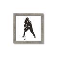 Picture of Player Silhouette _GroupedProduct_Square_Mini_ _GroupedProduct_Square_Framed_Matted_