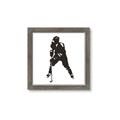 Picture of Player Silhouette _GroupedProduct_Square_Mini_ _GroupedProduct_Square_Framed_Matted_