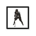 Picture of Player Silhouette _GroupedProduct_Square_Mini_ _GroupedProduct_Square_Framed_Matted_