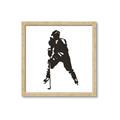 Picture of Player Silhouette _GroupedProduct_Square_Mini_ _GroupedProduct_Square_Framed_Matted_