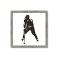 Picture of Player Silhouette _GroupedProduct_Square_Mini_ _GroupedProduct_Square_Framed_Matted_