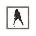 Picture of Player Silhouette _GroupedProduct_Square_Mini_ _GroupedProduct_Square_Framed_Matted_