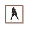Picture of Player Silhouette _GroupedProduct_Square_Mini_ _GroupedProduct_Square_Framed_Matted_