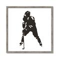 Picture of Player Silhouette _GroupedProduct_Square_Mini_ _GroupedProduct_Square_Framed_Matted_