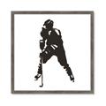Picture of Player Silhouette _GroupedProduct_Square_Mini_ _GroupedProduct_Square_Framed_Matted_