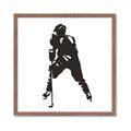 Picture of Player Silhouette _GroupedProduct_Square_Mini_ _GroupedProduct_Square_Framed_Matted_