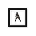 Picture of Player Silhouette _GroupedProduct_Square_Mini_ _GroupedProduct_Square_Framed_Matted_