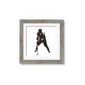 Picture of Player Silhouette _GroupedProduct_Square_Mini_ _GroupedProduct_Square_Framed_Matted_
