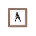 Picture of Player Silhouette _GroupedProduct_Square_Mini_ _GroupedProduct_Square_Framed_Matted_