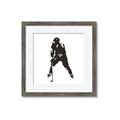 Picture of Player Silhouette _GroupedProduct_Square_Mini_ _GroupedProduct_Square_Framed_Matted_