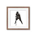 Picture of Player Silhouette _GroupedProduct_Square_Mini_ _GroupedProduct_Square_Framed_Matted_