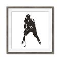 Picture of Player Silhouette _GroupedProduct_Square_Mini_ _GroupedProduct_Square_Framed_Matted_