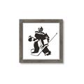 Picture of Goalie Silhouette _GroupedProduct_Square_Mini_ _GroupedProduct_Square_Framed_Matted_