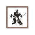 Picture of Goalie Silhouette _GroupedProduct_Square_Mini_ _GroupedProduct_Square_Framed_Matted_