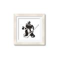 Picture of Goalie Silhouette _GroupedProduct_Square_Mini_ _GroupedProduct_Square_Framed_Matted_