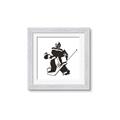 Picture of Goalie Silhouette _GroupedProduct_Square_Mini_ _GroupedProduct_Square_Framed_Matted_