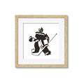 Picture of Goalie Silhouette _GroupedProduct_Square_Mini_ _GroupedProduct_Square_Framed_Matted_