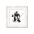 Picture of Goalie Silhouette _GroupedProduct_Square_Mini_ _GroupedProduct_Square_Framed_Matted_