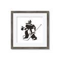 Picture of Goalie Silhouette _GroupedProduct_Square_Mini_ _GroupedProduct_Square_Framed_Matted_