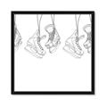 Picture of Hanging Skates _GroupedProduct_Square_Mini_ _GroupedProduct_Square_Framed_Matted_