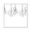 Picture of Hanging Skates _GroupedProduct_Square_Mini_ _GroupedProduct_Square_Framed_Matted_