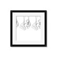 Picture of Hanging Skates _GroupedProduct_Square_Mini_ _GroupedProduct_Square_Framed_Matted_