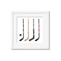 Picture of 4 Sticks _GroupedProduct_Square_Mini_ _GroupedProduct_Square_Framed_Matted_