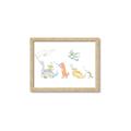Picture of Dino Parade I _GroupedProduct_Rectangle_Landscape_Mini_ _GroupedProduct_Rectangle_Landscape_Framed_Matted_