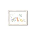 Picture of Dino Parade I _GroupedProduct_Rectangle_Landscape_Mini_ _GroupedProduct_Rectangle_Landscape_Framed_Matted_