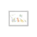 Picture of Dino Parade I _GroupedProduct_Rectangle_Landscape_Mini_ _GroupedProduct_Rectangle_Landscape_Framed_Matted_